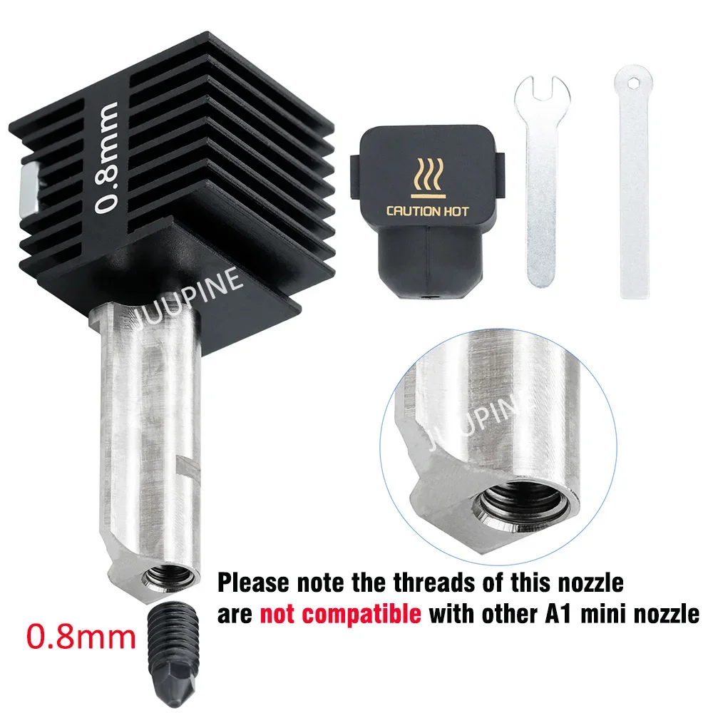 Bambu A1シリーズ用ノズルセット For Bambu Lab A1 Nozzle Bambu Lab A1 Mini Nozzle Kit Brass