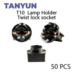 TANYUN Signal Lamp T10 Twist Socket Instrument Panel Cluster Socket Lamp Holder Base PC194 T10-V2 Socket Car Bulbs Base