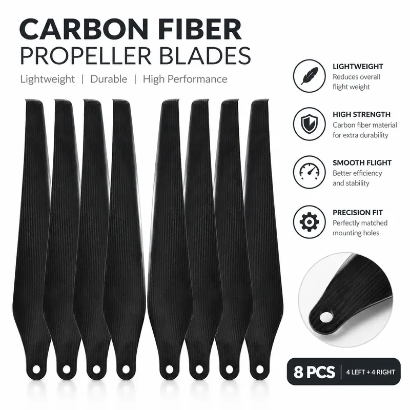 for Jifei P100Pro Carbon Fiber Blade V50pro Plant Protection Drone Propeller No Accessories Replacement Parts