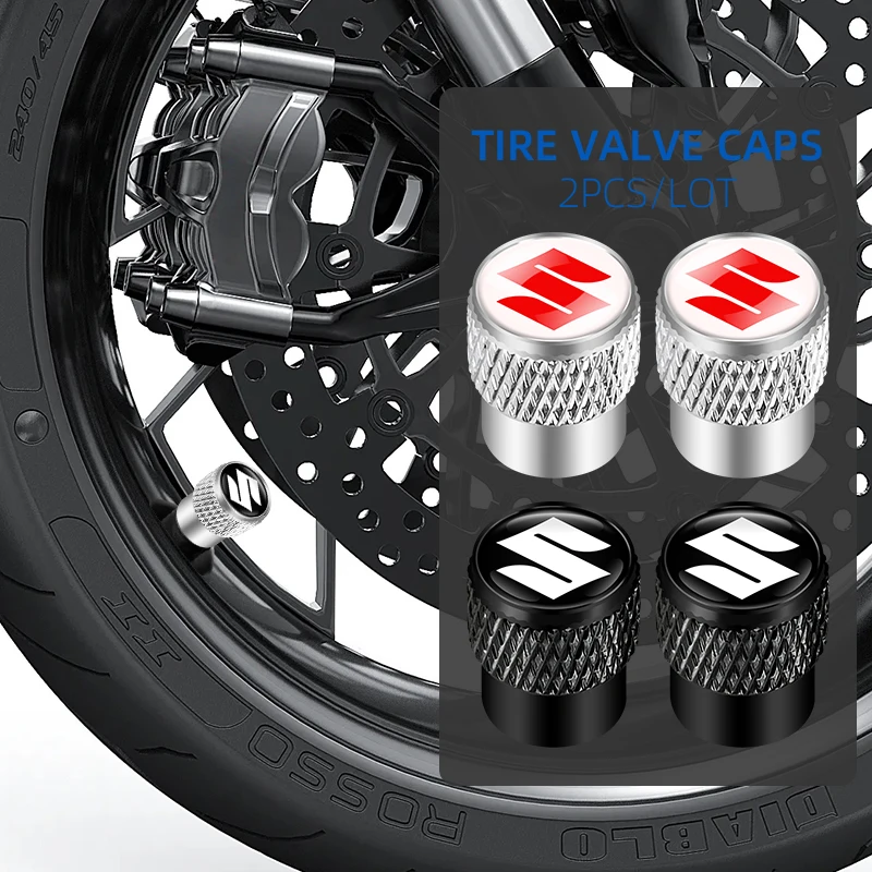 

Колпачки клапанов штока шин мотоцикла, алюминиевые автомобильные пылезащитные колпачки для Suzuki BURGMAN DRZ400S GSXF SV 650 S B-King GSR750