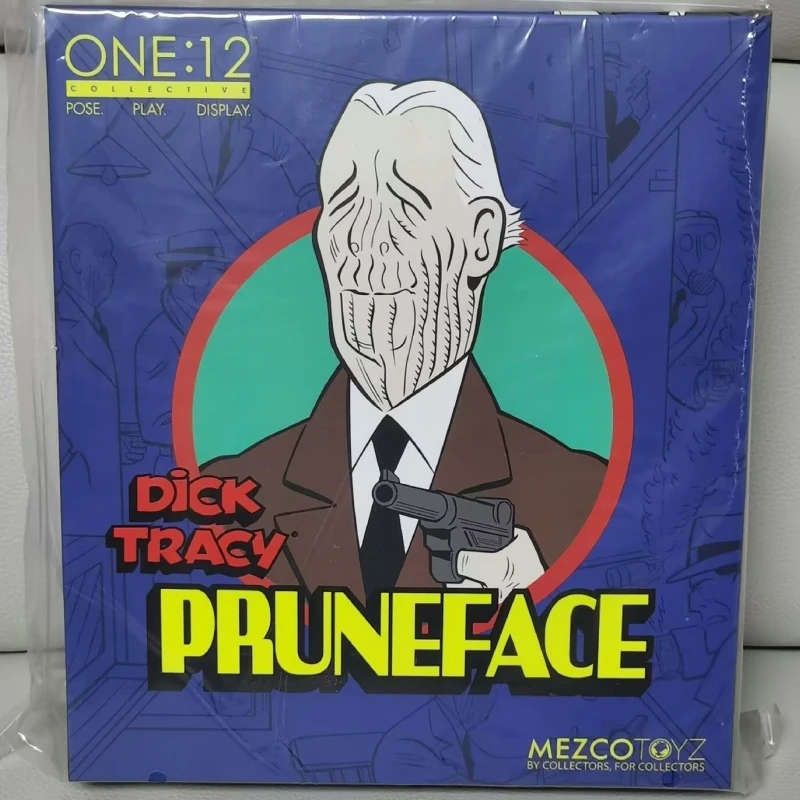 In Stock Mezco 1/12 Scale Detective Tracy Dried Face Full Set Collectible 6'' Male Action Figure Model Toy For Fans Best Gifts