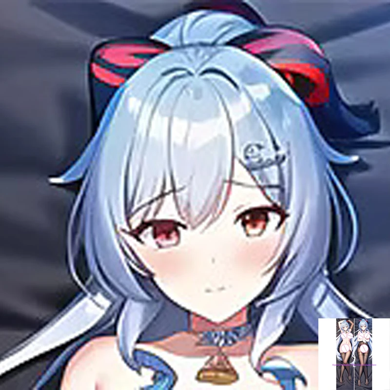 

Anime Pillow Cover Dakimakura Ganyu 2 Side Printed Hugging Body Pillowcase Cushion Cover Bedding Decor