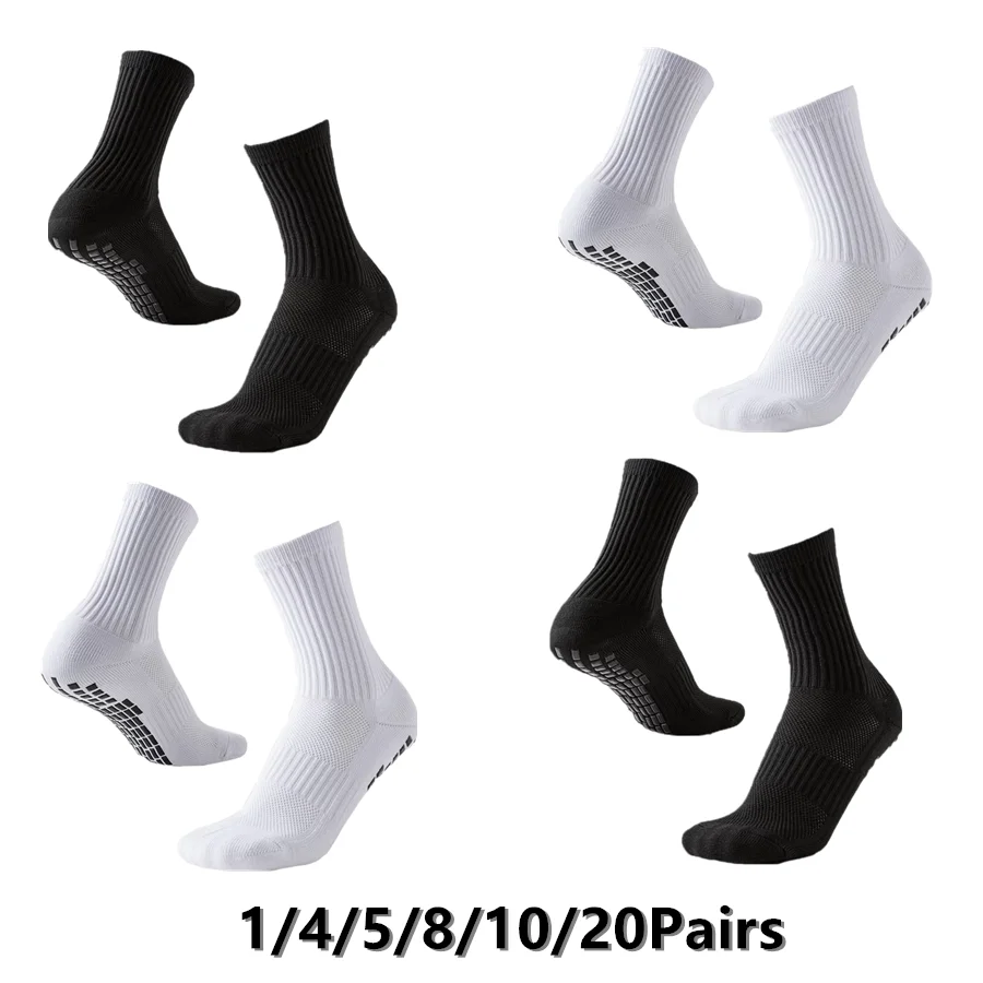 AliExpress NONE 1/4/5/8/10/20Pairs sports socks for men and women  suitable for football basketball cycling running hiking and skateboarding