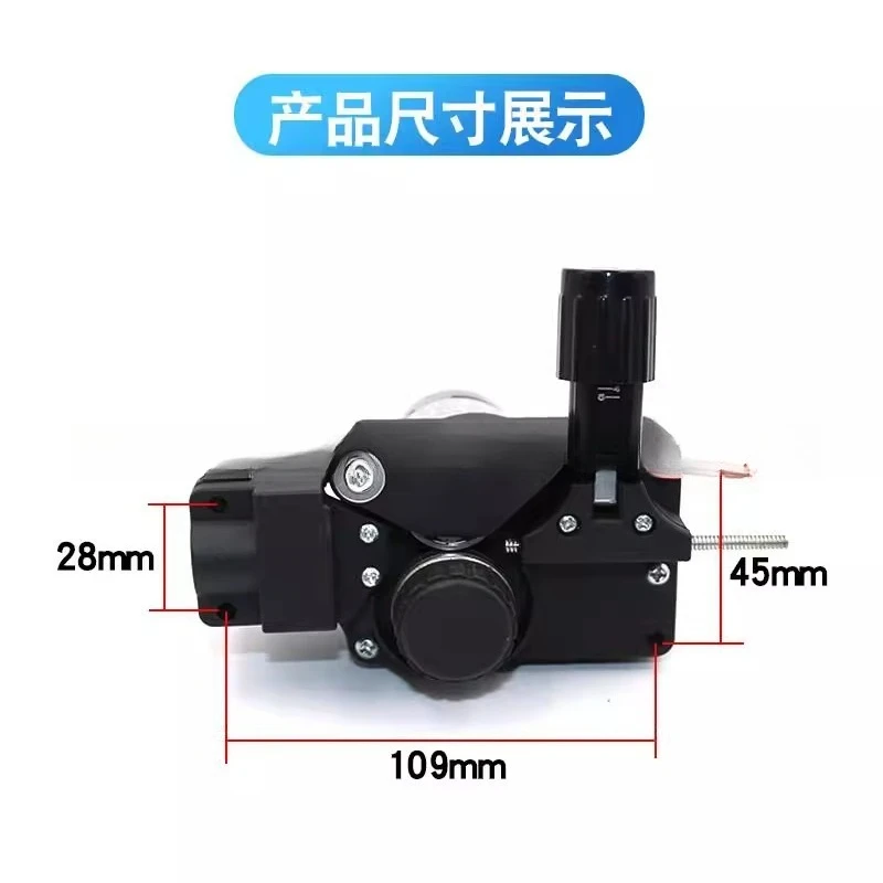 Gasless Mig Welding Wire Feeder Motor DC24V 40W Wire Feed Mechanism for 1–5kg Self-shielded Welding Wire