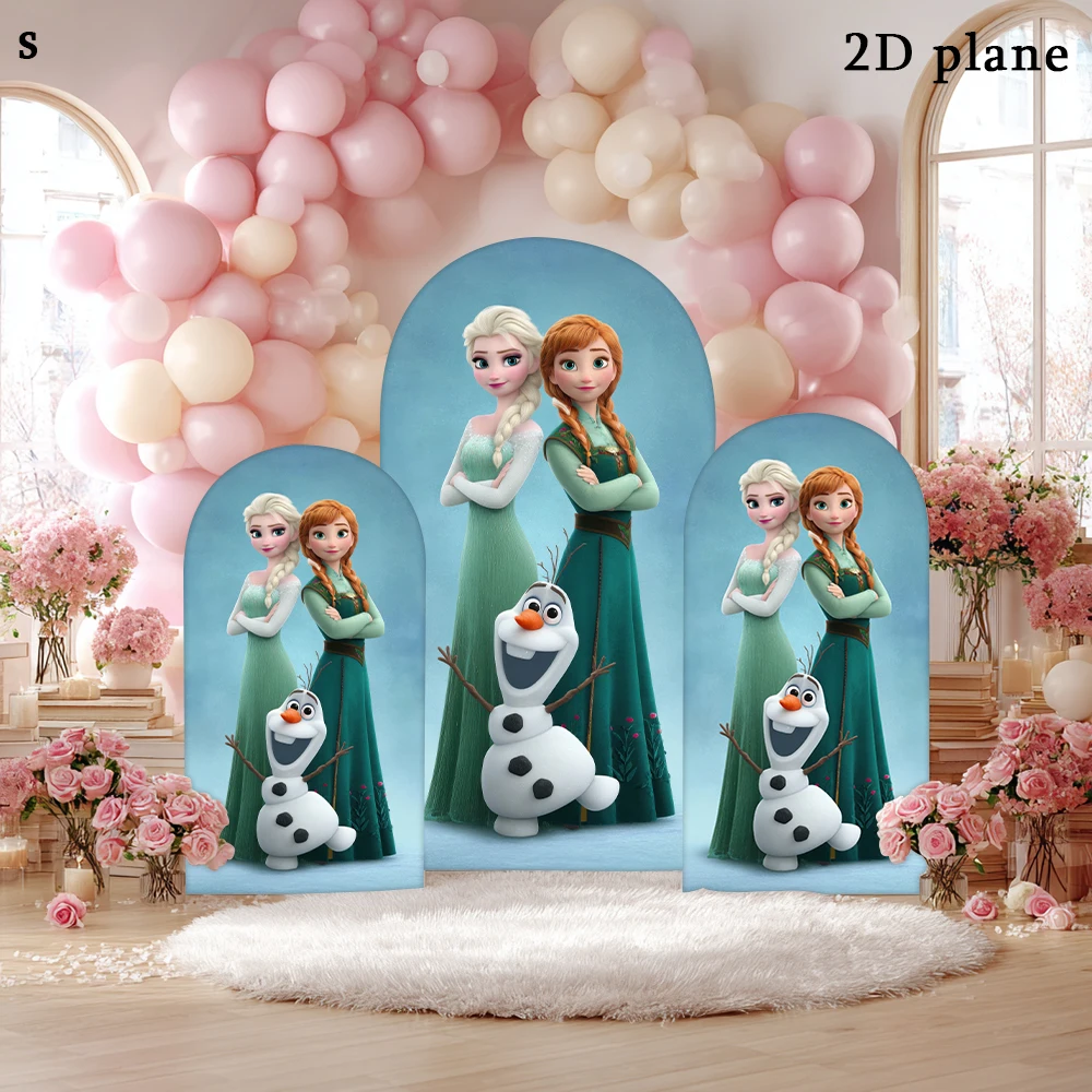 

Disney Frozen Elsa, Anna & Olaf Party Backdrop