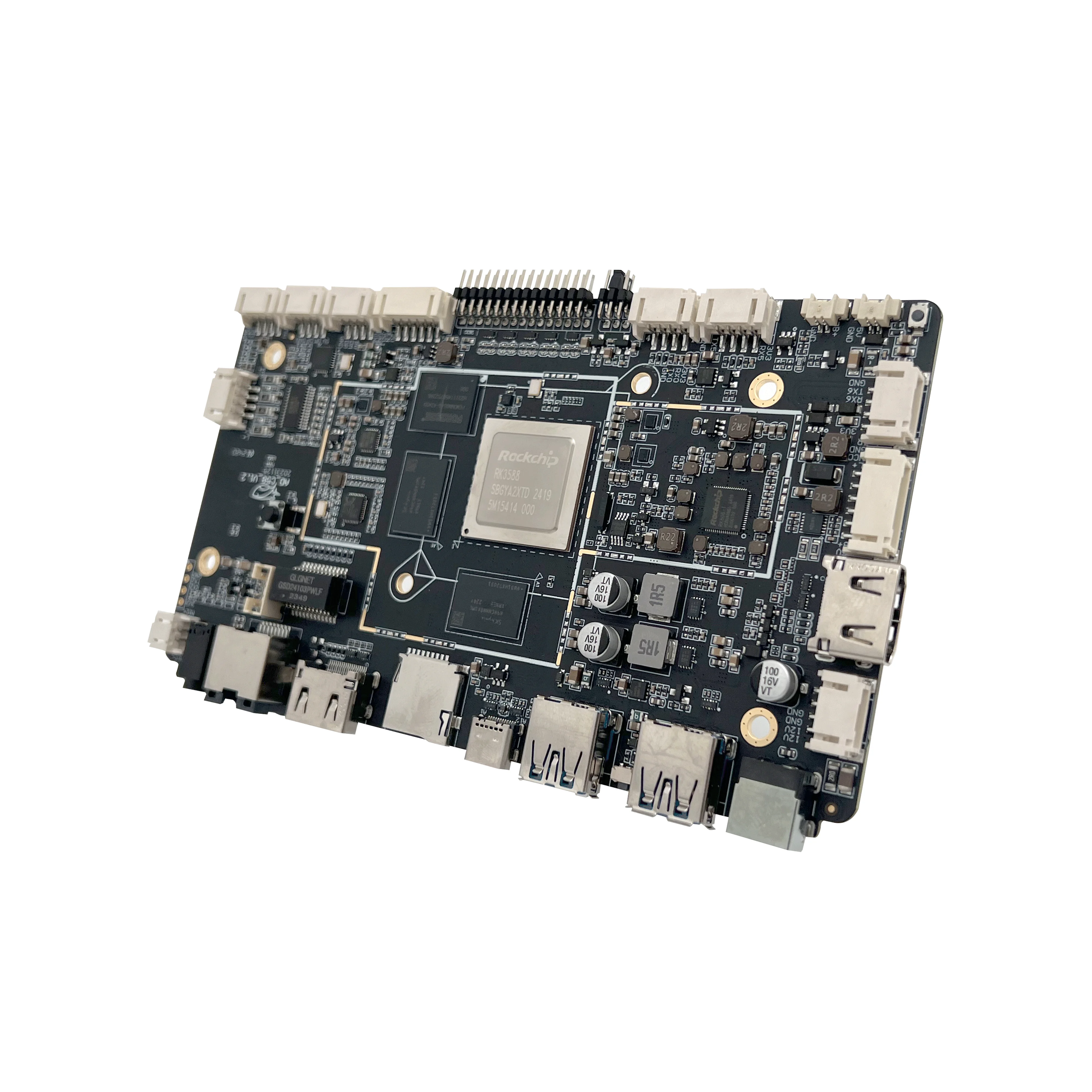 Плата RK3588 16 + 256G Android 12 Плата разработки Лот 8K PCBA Промышленная плата управления