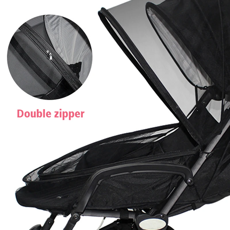 Zomer Klamboe Kinderwagen Mesh Vliegende Insect Bescherming Mesh Accessoires Voor Yoyo Yoya Plus Bugaboo Cybex En 99% Autostoel