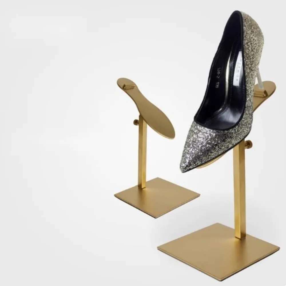 1 قطعة رف عرض الأحذية رف طاولة من الفولاذ المقاوم للصدأ لرف عرض الأحذية #2