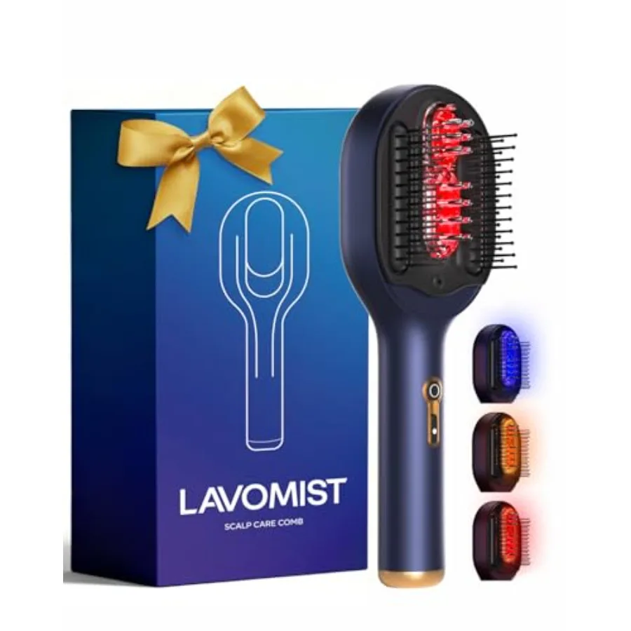 

Home spa scalp massager: 3-in-1 electric hair oil applicator, IPX6 waterproof silicone brush, gray, 2500mAh battery, detangling