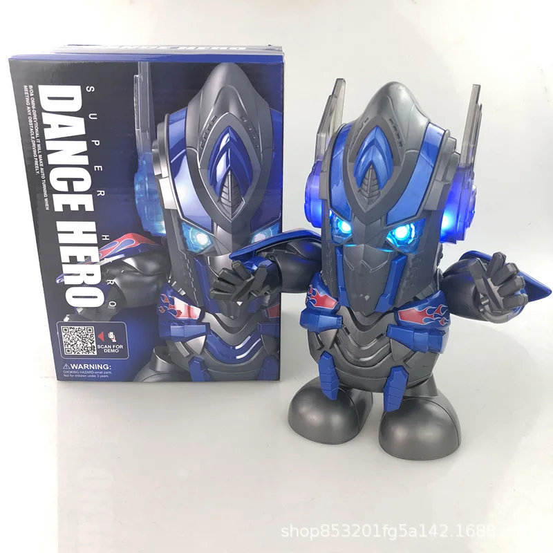 베스트셀러 춤추는 아이언맨 꿀벌 거미 음악 조명 전동 춤추는 로봇 장난감 어린이 선물용 액션 피규어