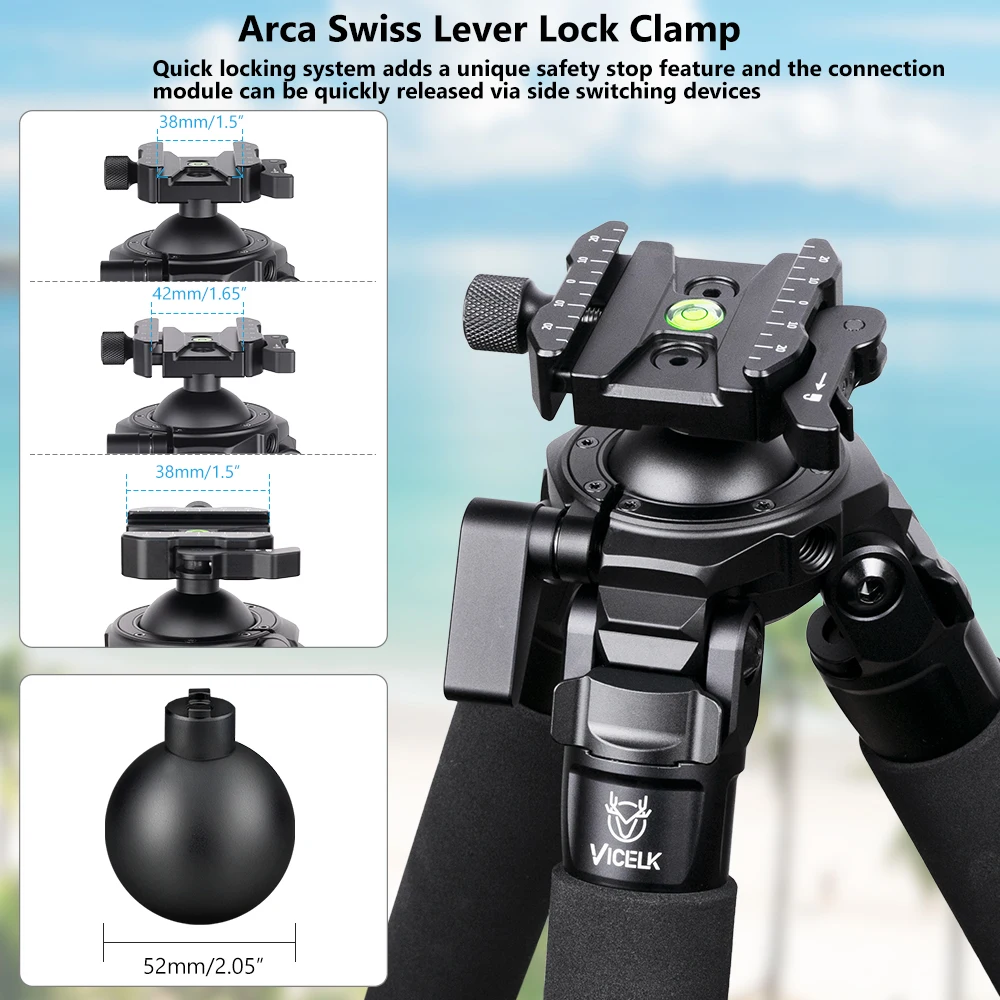ขาตั้งกล้อง VICELK MK323 คาร์บ - Outdoor Hunting Photography บทวิจารณ์และราคา