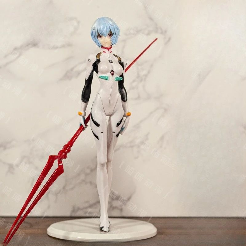 

23cm New Anime Neon Genesis and Evangelions Series Kawaii Model Cartoon Character Ayanami Rei Creativity Exquisite Figure Toy