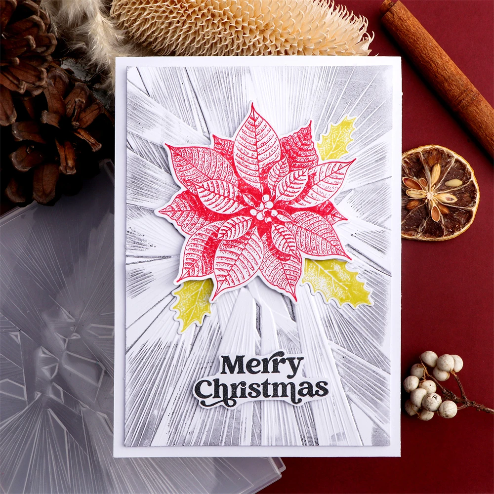 

Папка с 3D-тиснением для длительного излучения, переплетенные лучи, для добавления текстуры и размера для рукоделия, карты для скрапбукинга, маки