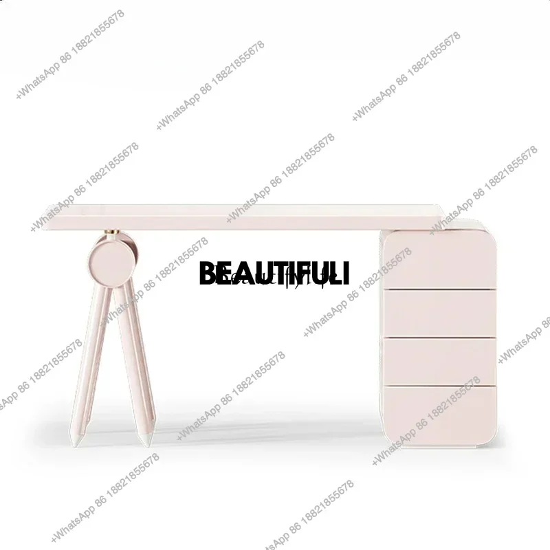 New style Retractable desk Multi-layer solid wood board writing desk ss 8617