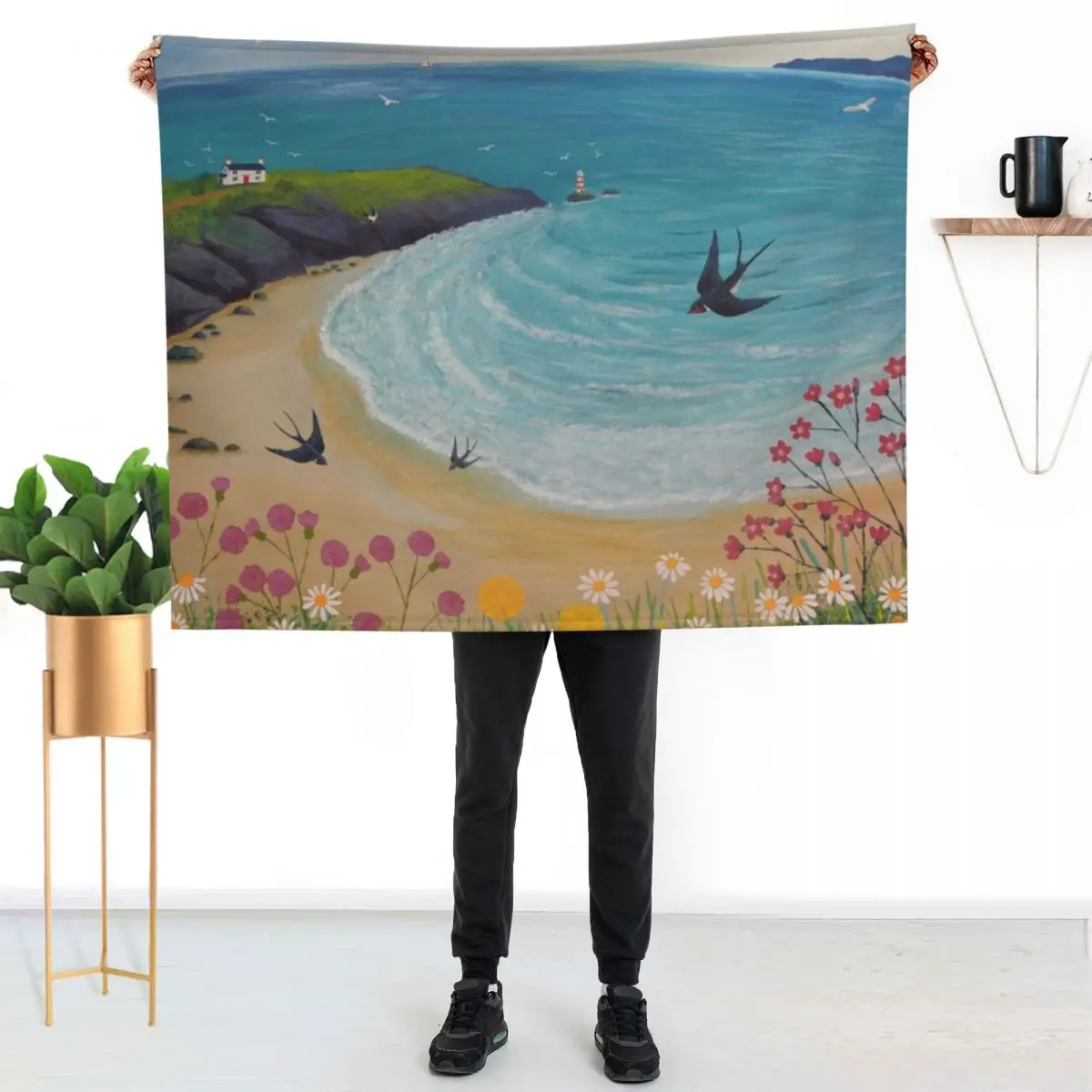 Swallow Dive Throw Blanket Hairys Picnic Polar Sofa Thins Designers Blankets