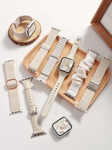 Correa De Nailon Trenzado De Silicona Para Apple Watch,