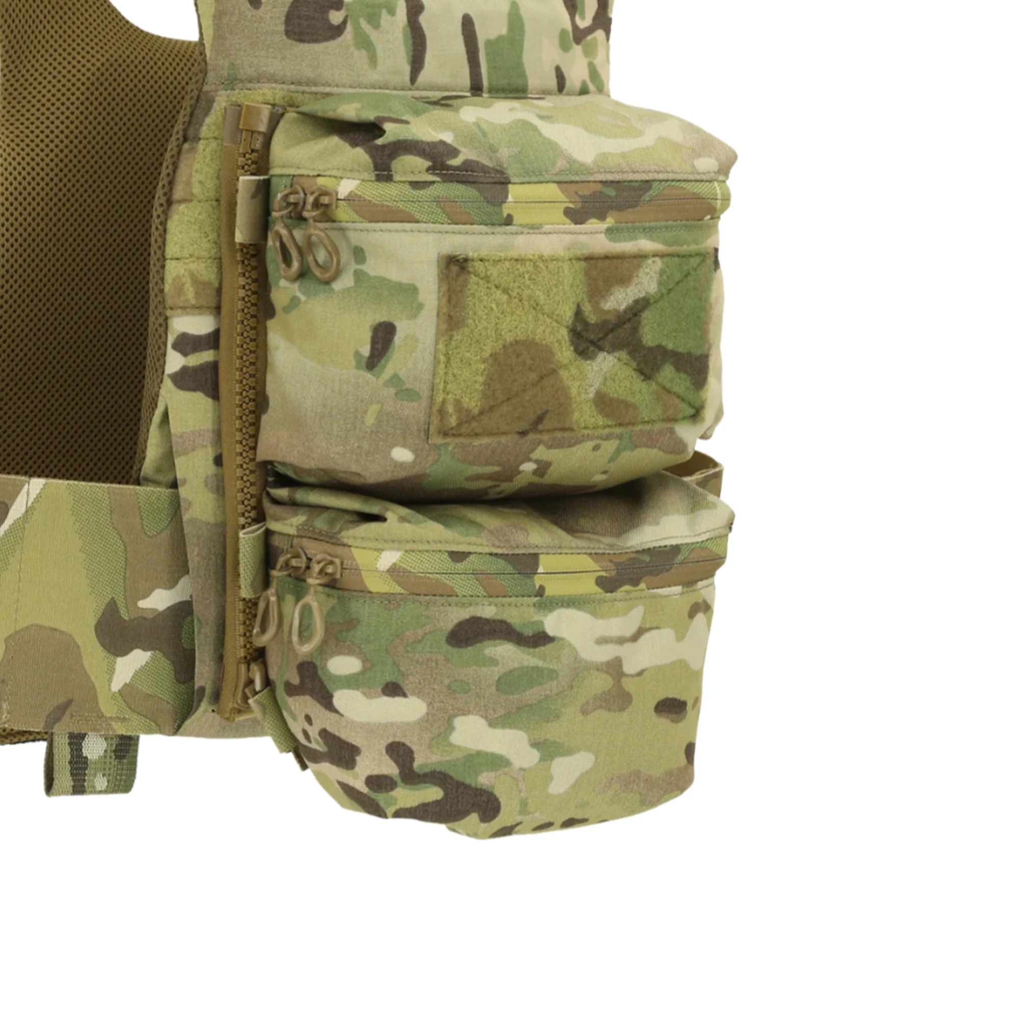 Tactical Ferro style molle Zip On Adapter Back Panel Tegris Zipper Retrofit Kit For airsoft JPC FCSK series zipper adapter