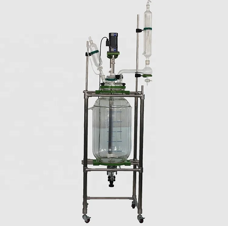 

High Pressure Laboratory Cacuum Chemical Stirrer 1L Glass Reactor