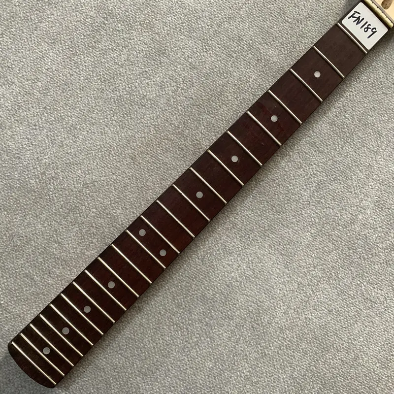 Bordo elétrico e guitarra Rosewood, 22 traste, substituição da mão direita, sem logotipo, ST 6 String Neck, DIY Parte, FN189 Ordem personalizada