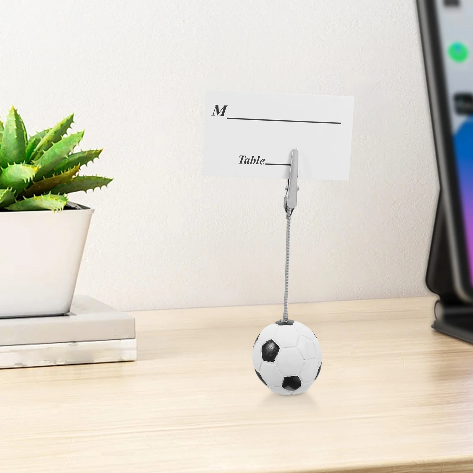 3 قطعة قاعدة الكرة الراتنج مذكرة كليب حامل حامل صور كليب الجدول رقم مكان الزفاف منظم البطاقات ديكور أنيق