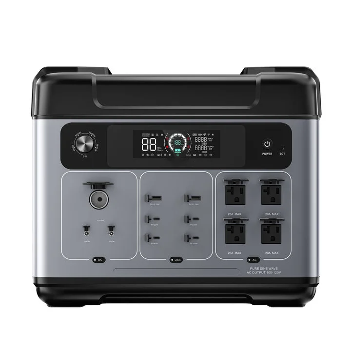 

Portable 2200W EU Solar Panel Inverter MPPT Emergency Start 2-Degree Lithium Iron Phosphate EPS for Electric Vehicles Outdoor