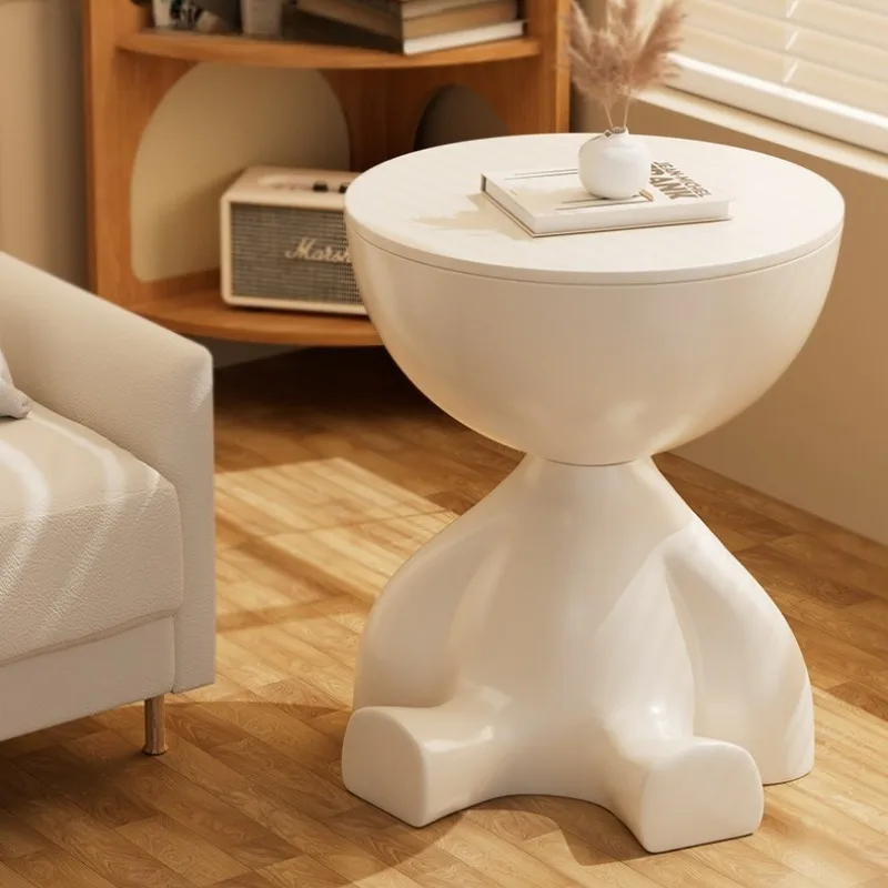 ep-Creative simple bedside table home sofa movable side table modern lounge portable bedroom balcony  home furniture-