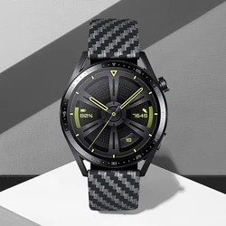 Silicone Strap For Huawei Watch 3/3 Pro/GT/2/Runner GT22e/Pro Carbon Fiber kevlar 20mm 22mm Watch Band Amazfit bip/GTS/2/3 Strap