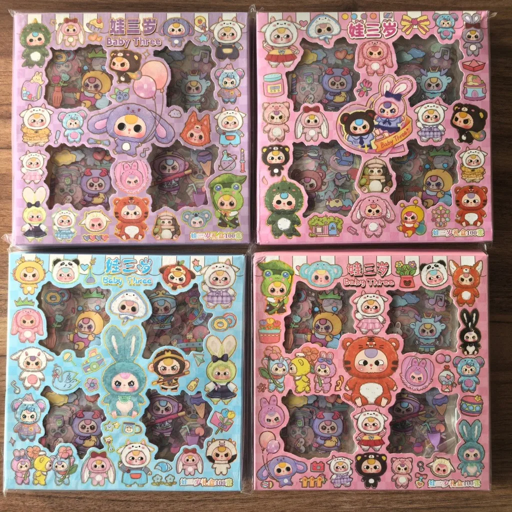 

Toddler Stickers Set (3 Years Old+) - 96 Pcs per Box with Randomly Selected Designs BulingBulingStickers Store