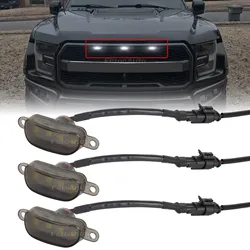 For Ford F150 2004-2019 for RAM 1500 Raptor 2013-2018 Front bumper hood Warning light Front indicator grille LED light