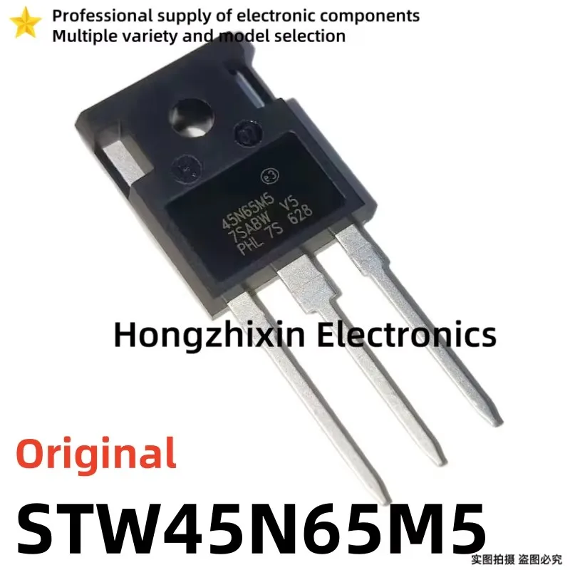 10PCS Brand new Original 45N65M5 STW45N65M5 STW45N65 TO-247 650V 35A N-channel Field-effect transistor