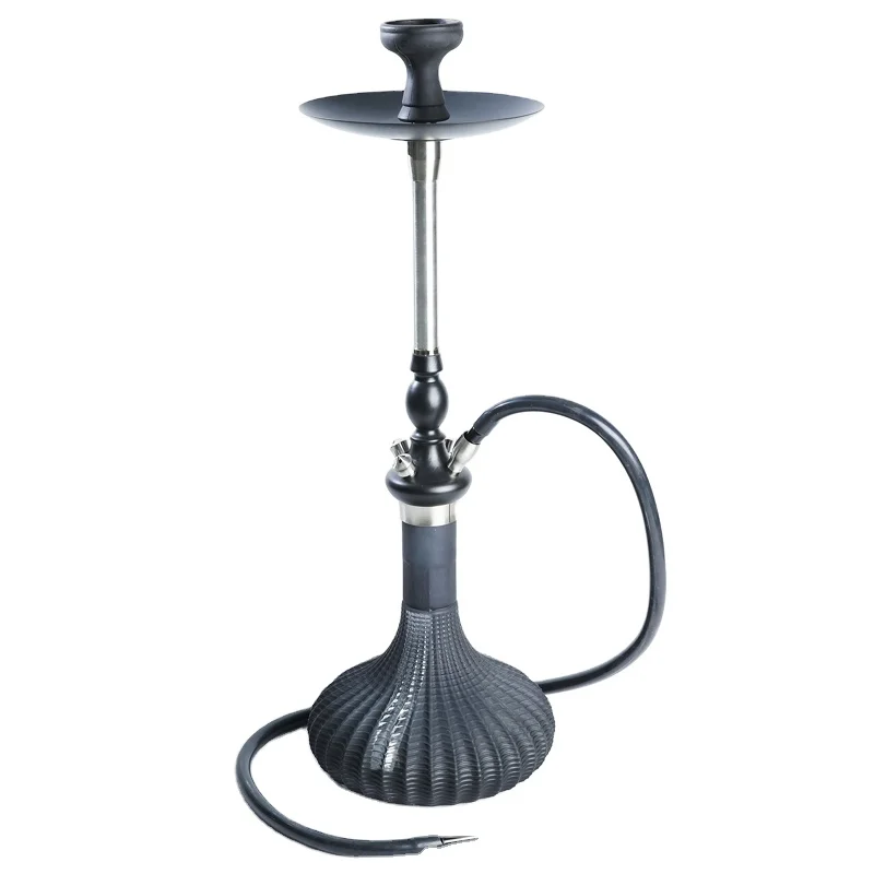 High Quality Modern Nargile Hookah Set Aluminum Pot with Gravity Shisha Wholesale Smoking Hookahs