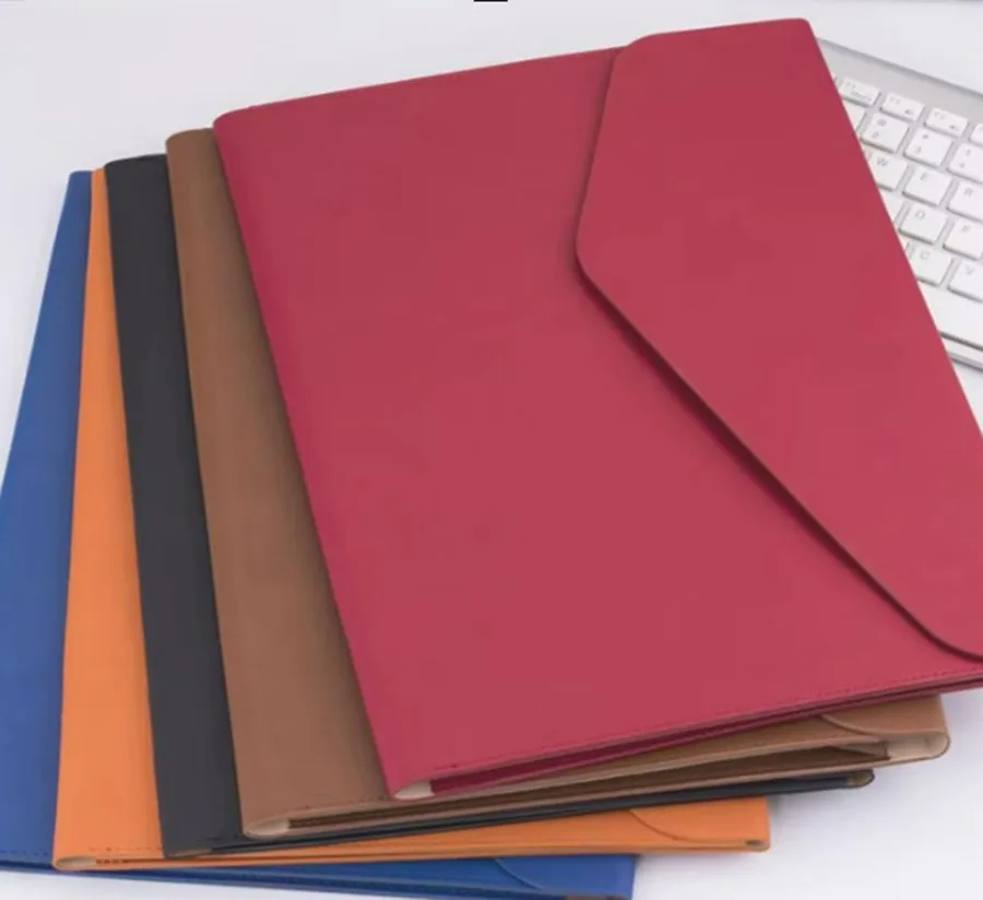 

Sharkbang PU Leather Business A4 File Folder Briefcase Desk Document Paper Organizer Storage Bag School Office Stationery