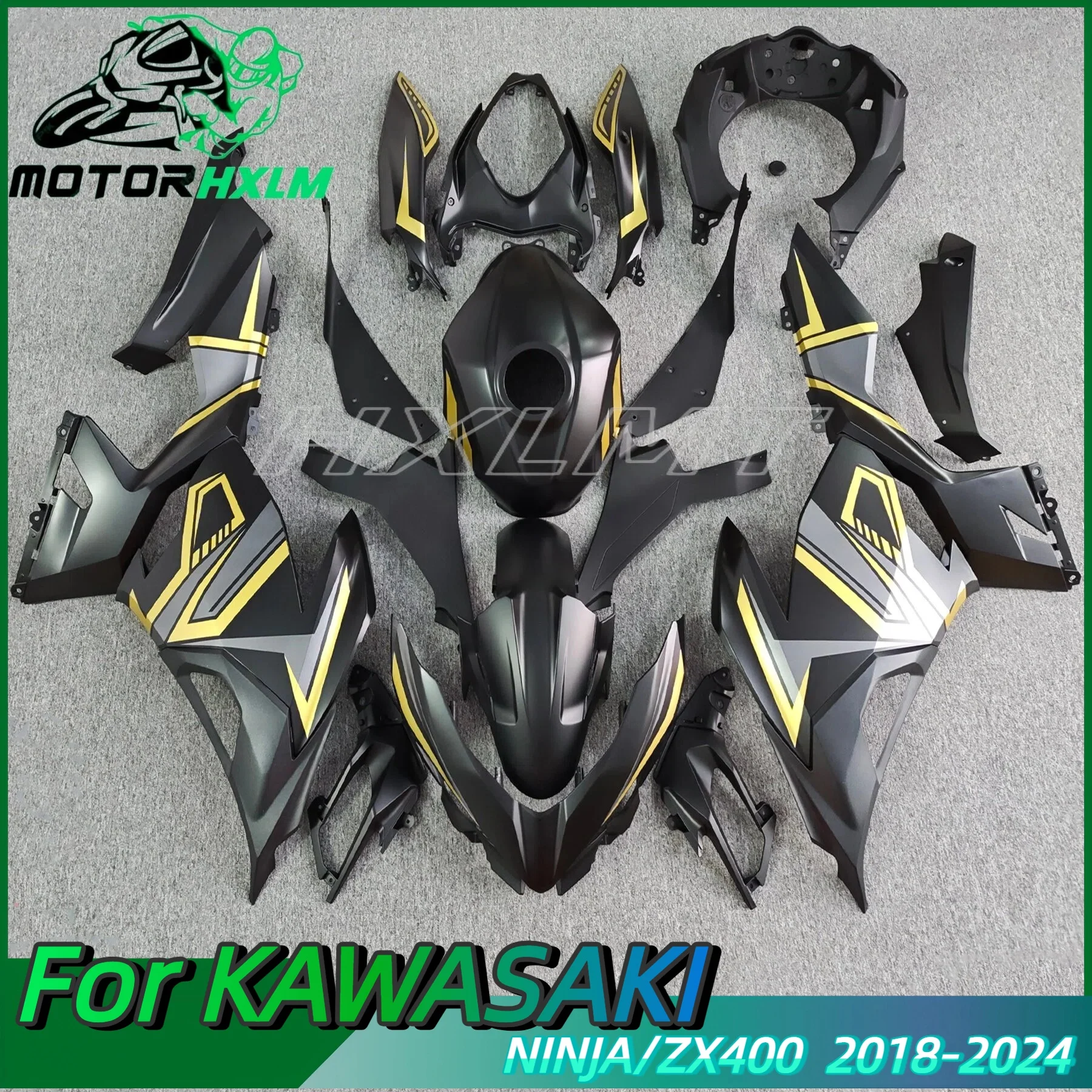 

Bodywork Set Fairing kit For Kawasaki Ninja 400 2018-2024 2019 NINJA400 2020 2021 2022 2023 Purple Chameleon Colour Fairings