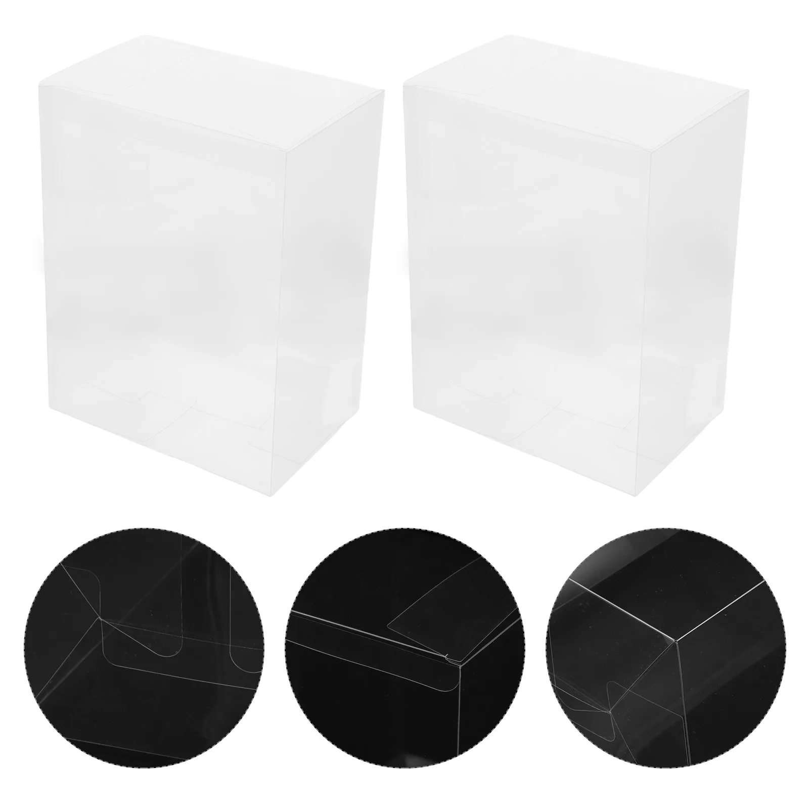 

5pcs Transparent Box Basketball Display Case Baseball Cases For Balls Clear Figures Boxes Stackable Dustproof Showcase Storage