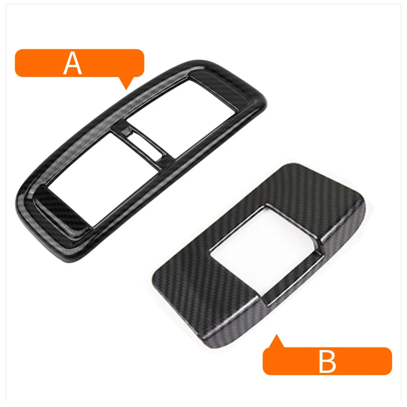 For Honda CRV CR-V 5th 2017 2018 2019 2020 2021 2022 ABS Car Rear Armrest USB Charging Port Decoration Frame Cover Trim Sticker