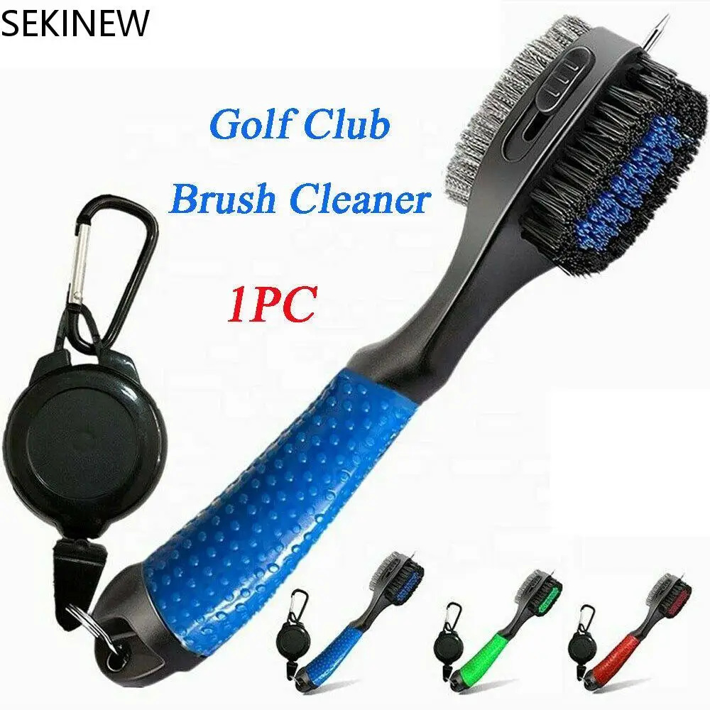 

Sided Retractable Cleaning Tool Sporting Goods Golf Sharpener Tool Retractable Groove Cleaner Golf Accessories Golf Club Brush