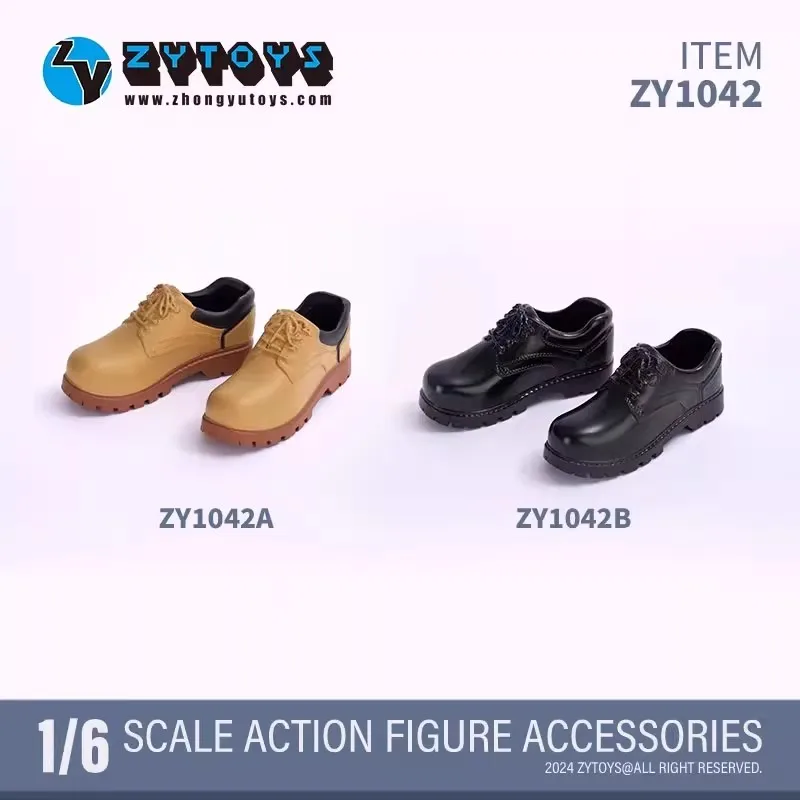 

ZYTOYS ZY1042 1/6 Male Soldier Action Figure Accessories Uniform Leather Shoes Model fit 12" Body Doll OB BJD DIY