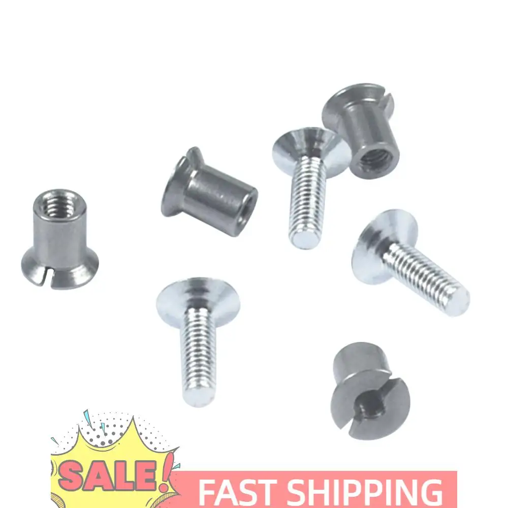 24 قطعة مجموعة مسامير الأجهزة الفولاذ المقاوم للصدأ مسامير معدنية السحابات عدة عالمية لشريط بكرة 10.5 بوصة 1/4 بوصة