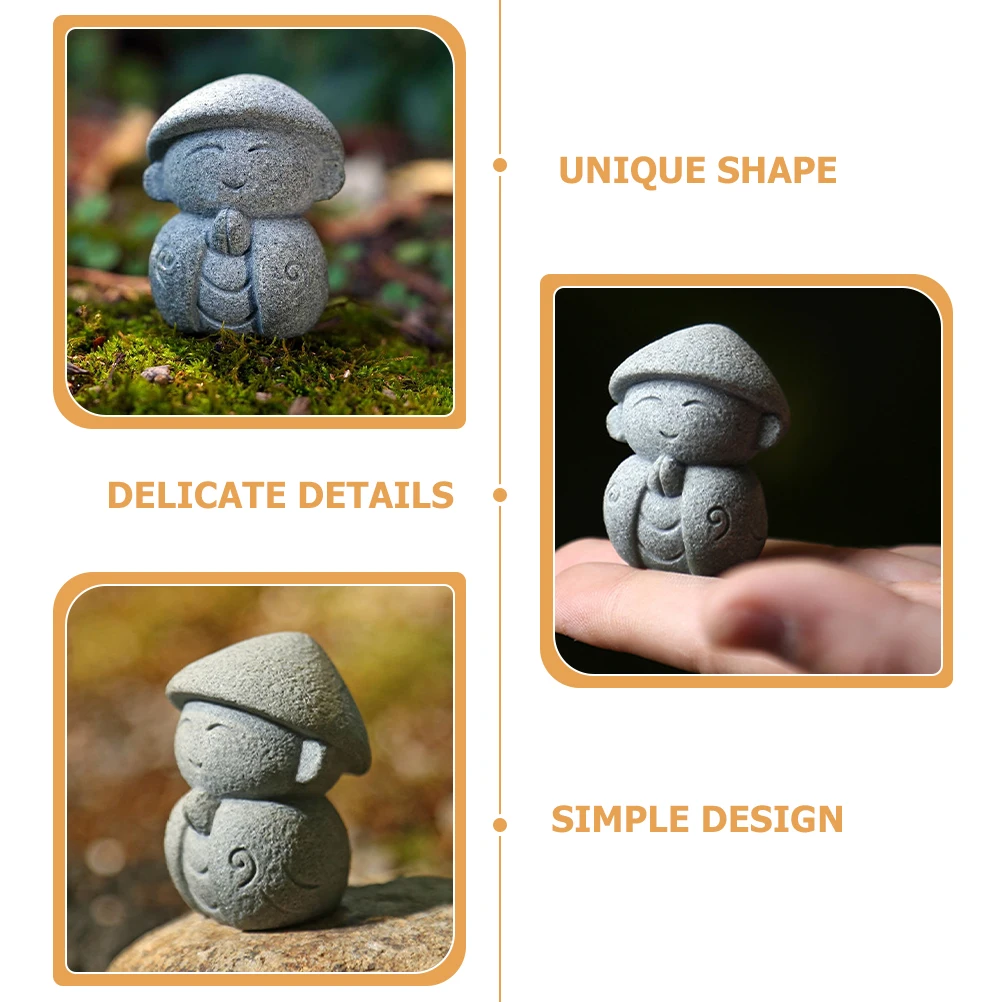 

Small Buddha Animal Bonsai Desk Ornament Spiritual Decor Statuette Mini Safe Imitation Home Decorative Micro Scene