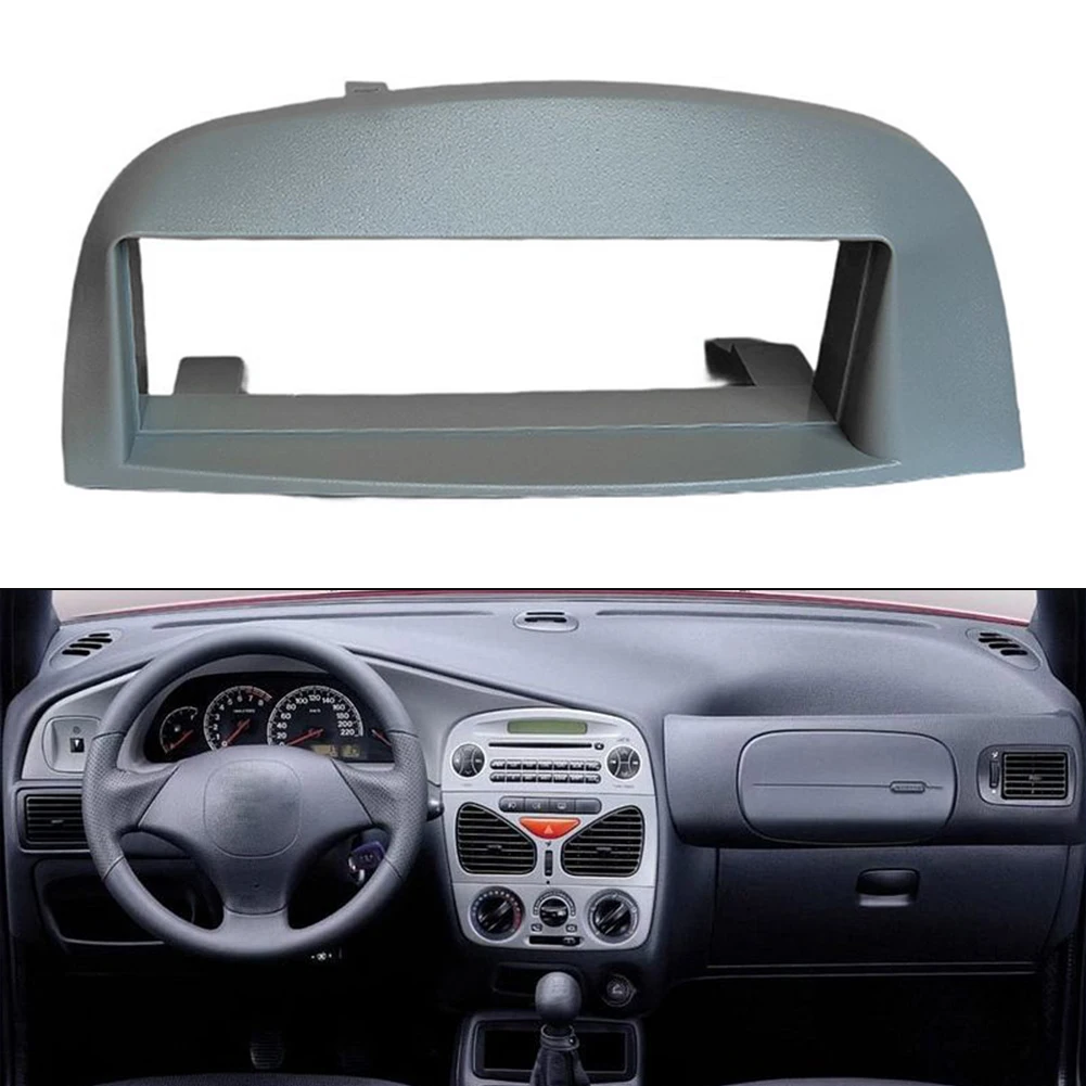

12 Car Radio Fascia Made Of ABS Material Non-deformed Structure Quick User-friendly Setup Wear-resistant Design