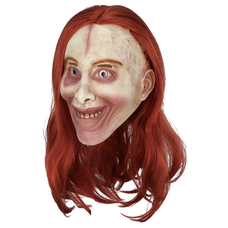 Braune Kostümperücke, dunkelrotbraune Perücke mit Seitenscheitel | Dunkelbraune Kunsthaar-Perücken für Frauen, Halloween-Party-Maske – Detail 2