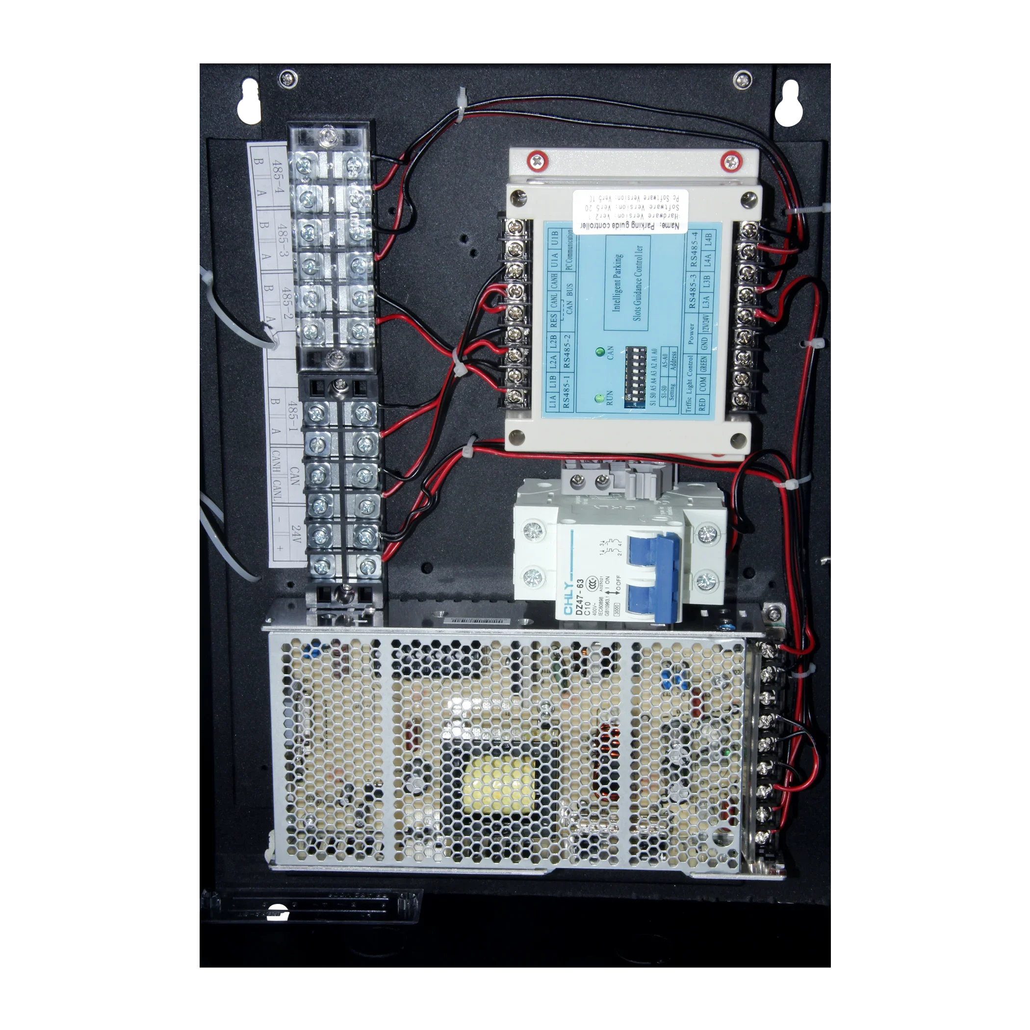 Tenet TZ10-018 Software Hardware Garage Indoor  Intelligent Parking Guidance System Controller PGS RS485 TCP/IP CAN