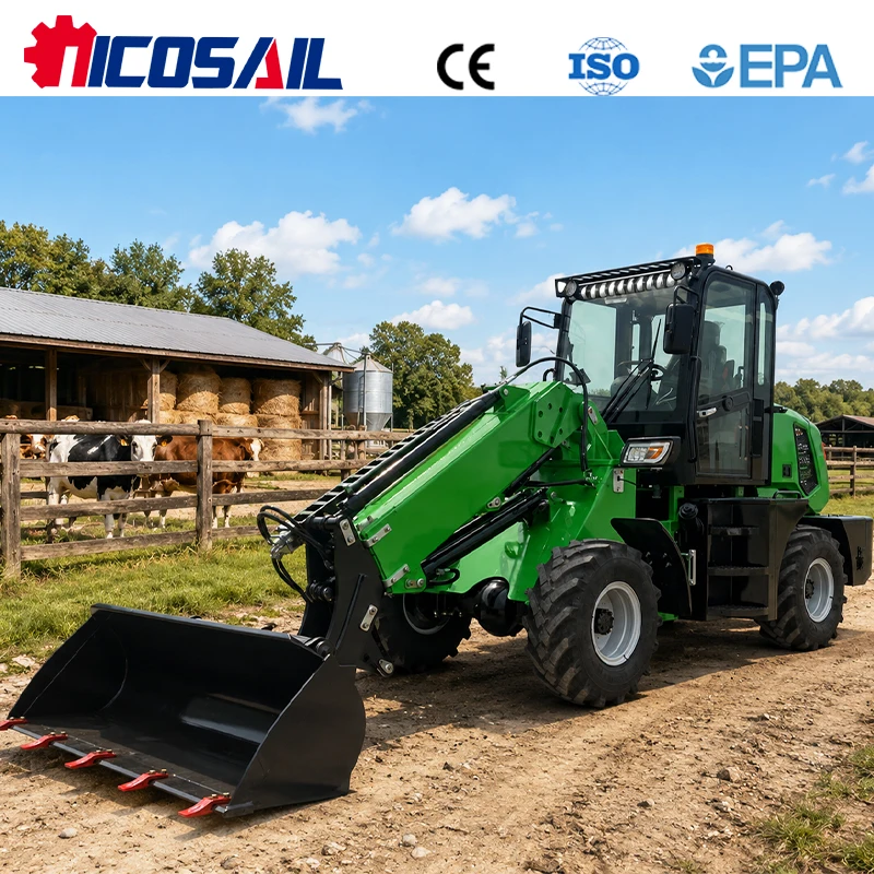 

Customized Top Quality Telescopic Wheel Loader Compact Telescopic Boom Loader for Farm Construction and Stable