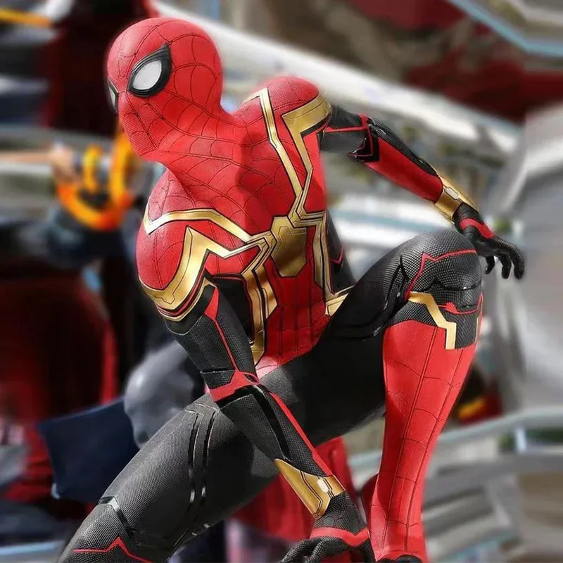 

Костюм Человека-паука NWH Gold Iron, костюм Человека-паука для мальчиков, костюм на Хэллоуин из спандекса, костюм супергероя «Зентаи» для взрослых и детей