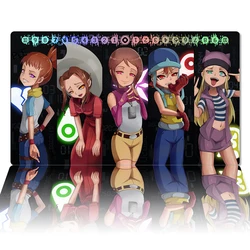 Digimon Playmat Mimi Sora DTCG CCG Card Game Board Game Mat Anime Mouse Pad Custom Desk Mat Gaming Accessories Zones Free Bag