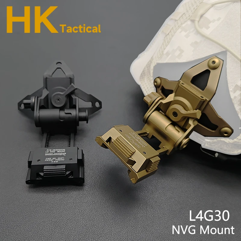 L4G30 NVG New Tactical  Metal Helmet Mount Holder Night Vision Instrument Bracket Cuttlefish Dried Helmet Install Accessories