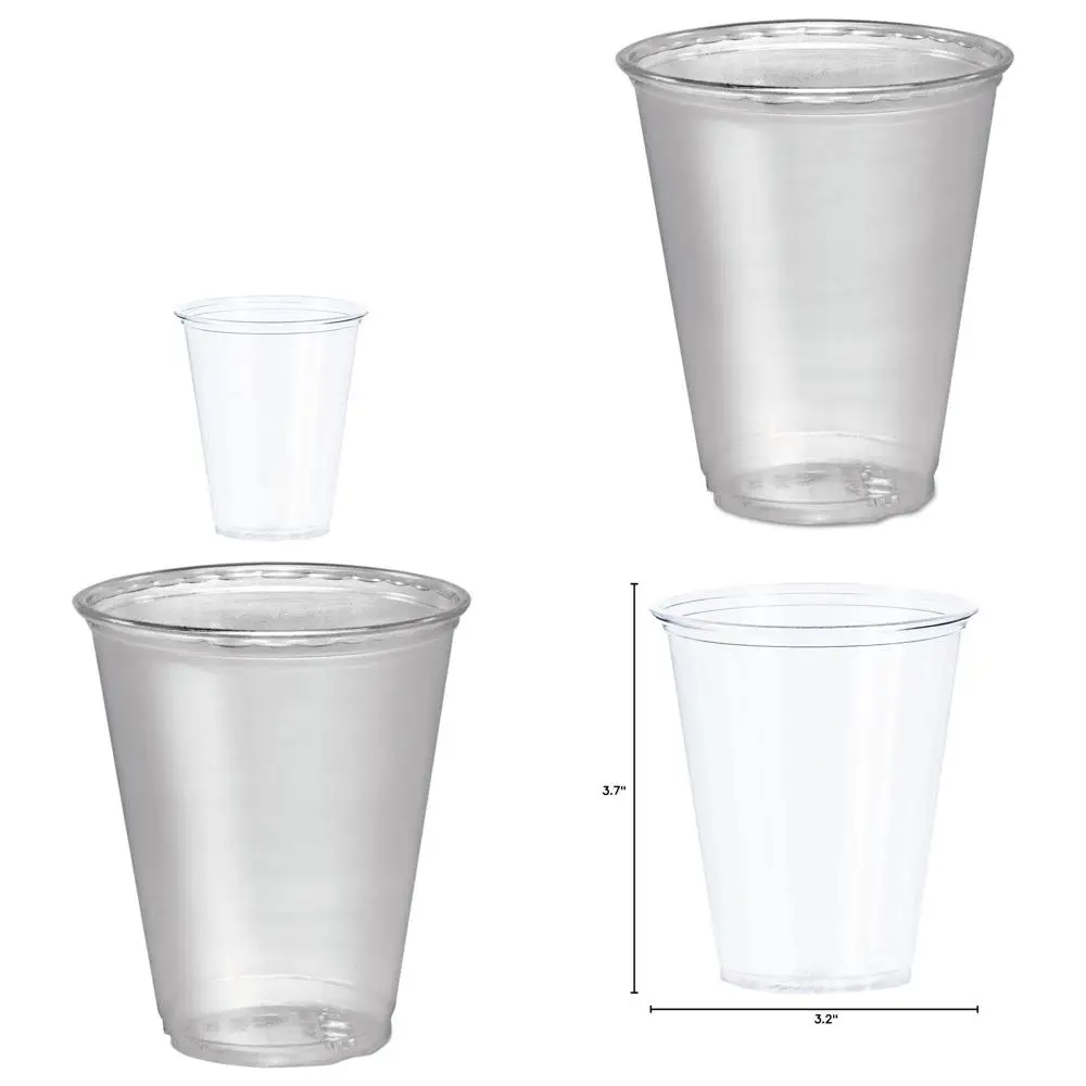 

7 oz Ultra Clear PET Plastic Cups - Case of 1000