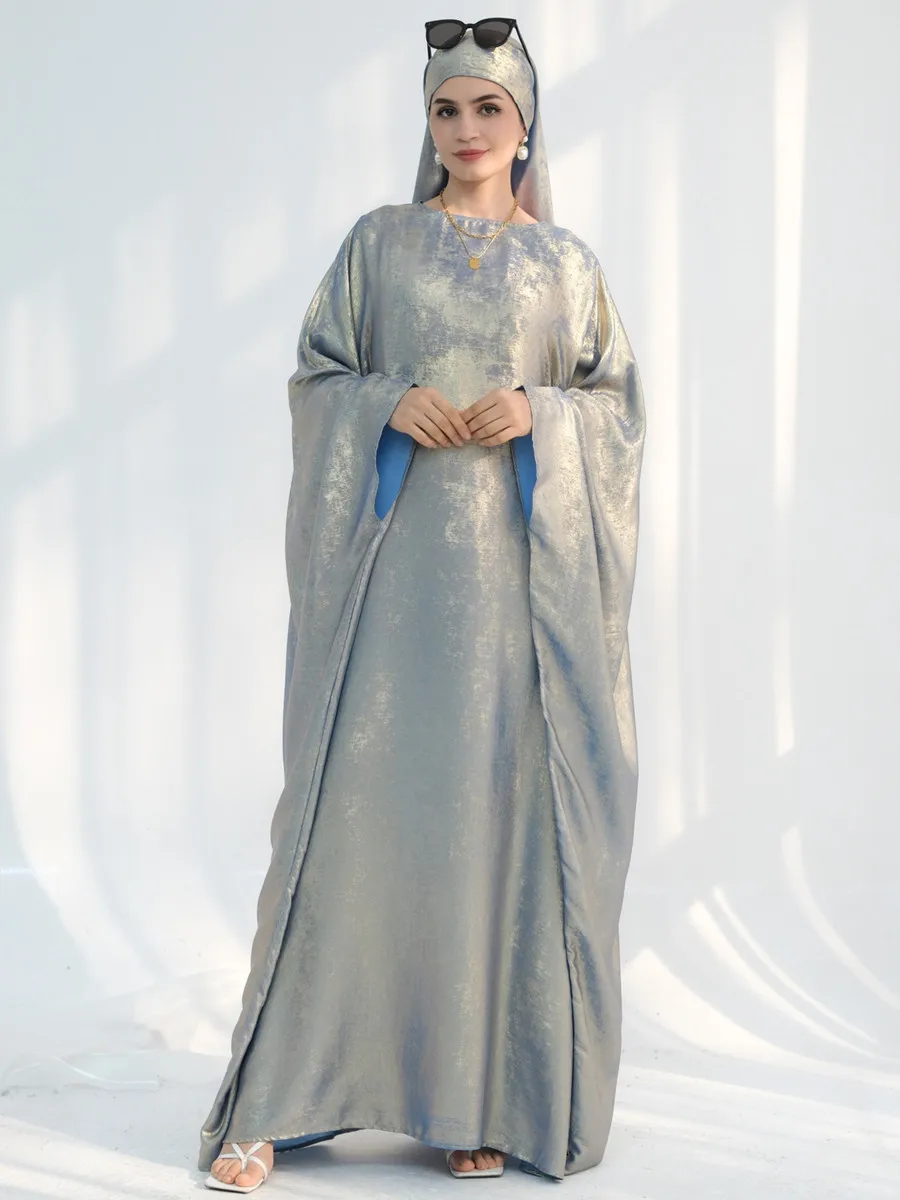 NONE Traditional Abaya Solid Color 4