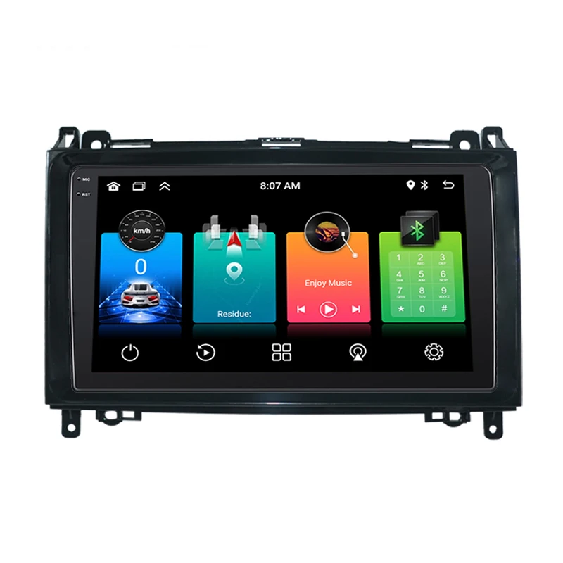 For Benz B200/W169/W245/Viano 2004-2012 Car Stereo CarPlay Andriod Auto 9 inch Android 12 WiFi AHD FM Radio Multimedia Player