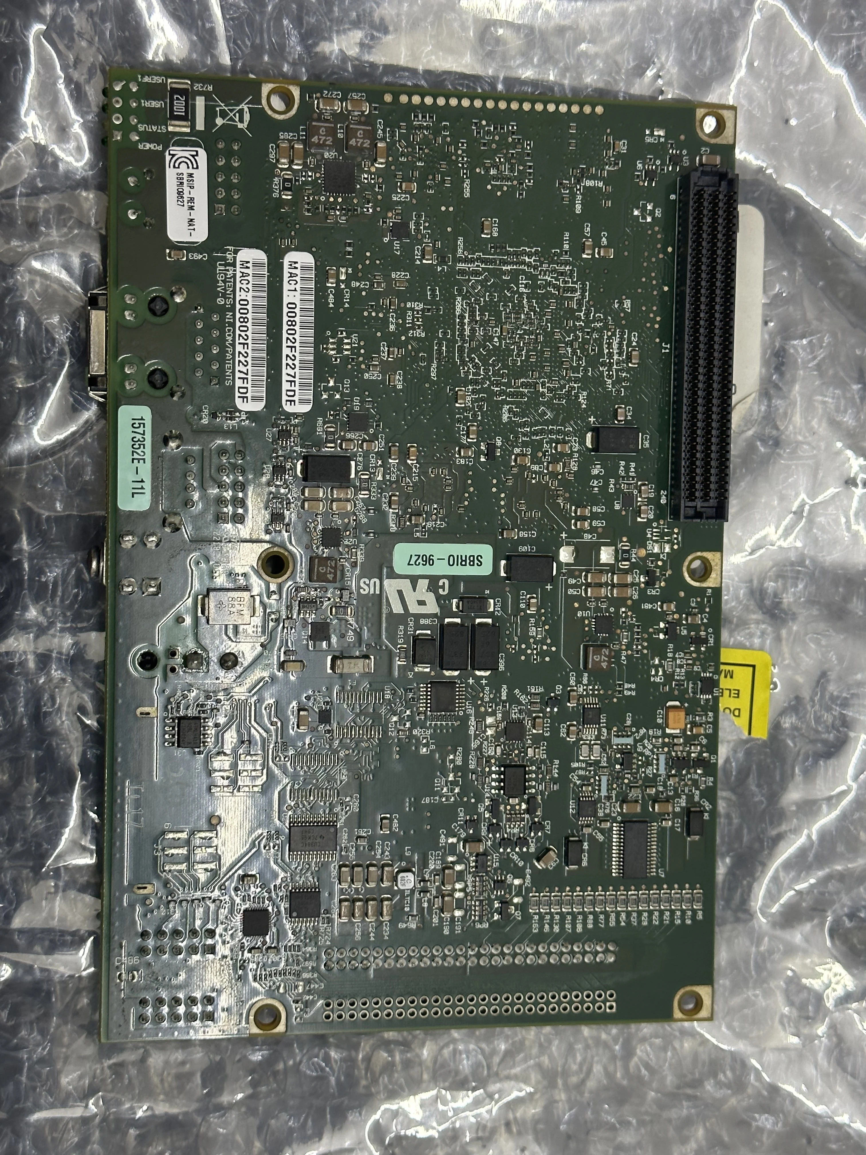 NI SbRIO-9627 783817-01 Single-Board RIO Multifunction Single-Board RIO